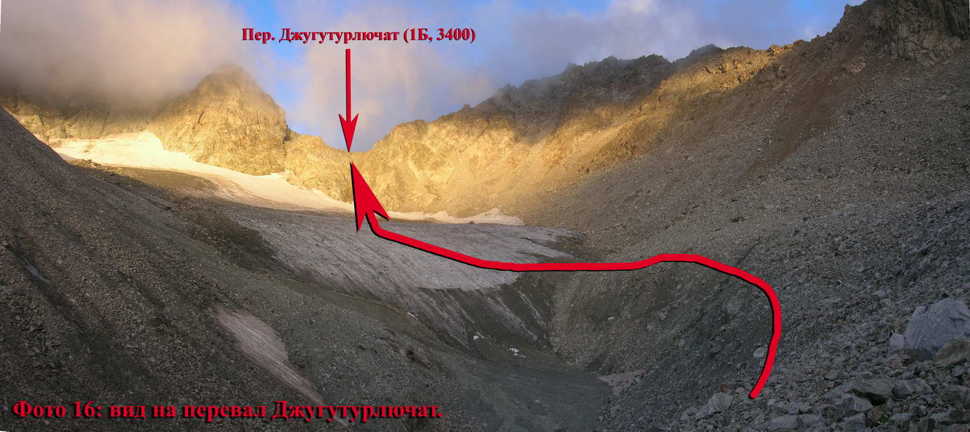 Гора Джугутурлючат 3928 м