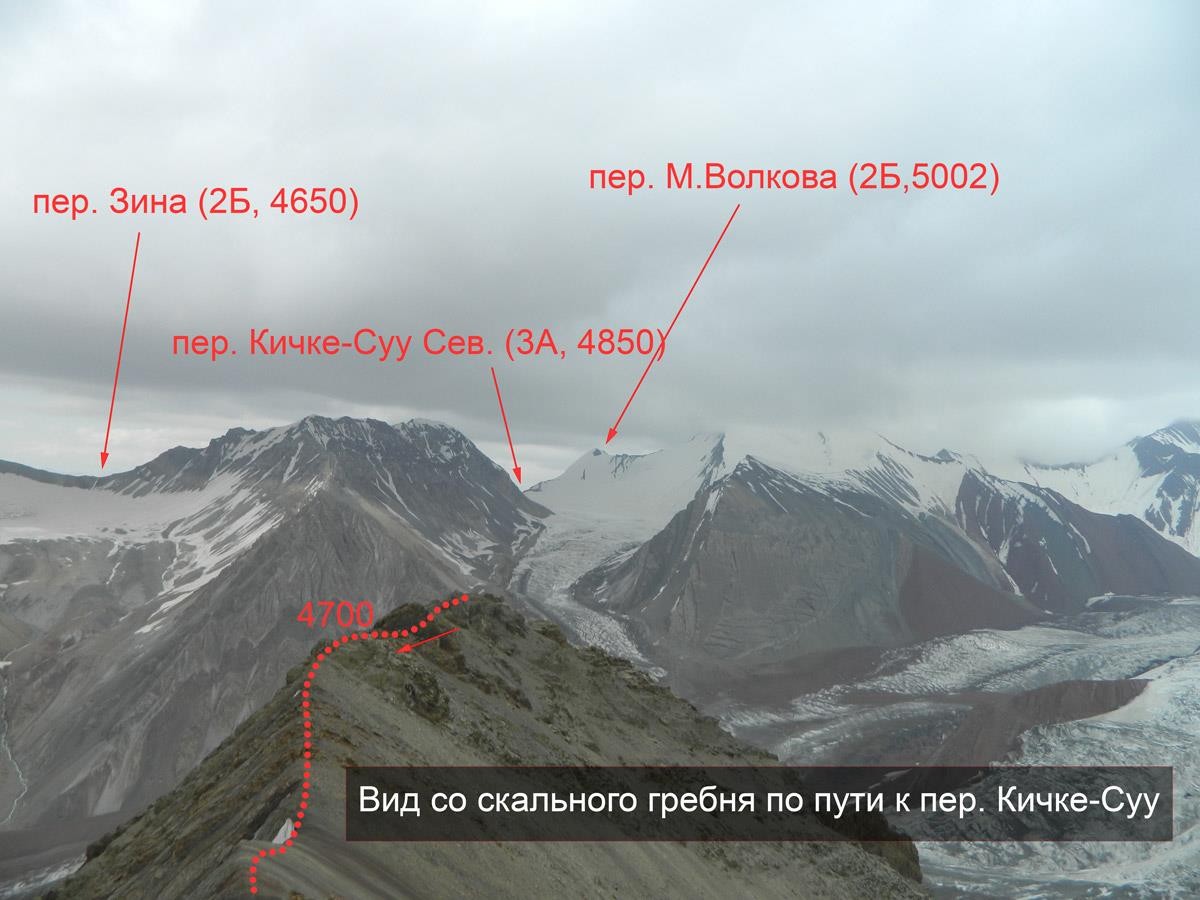 Вершина 4650 по с в гребню