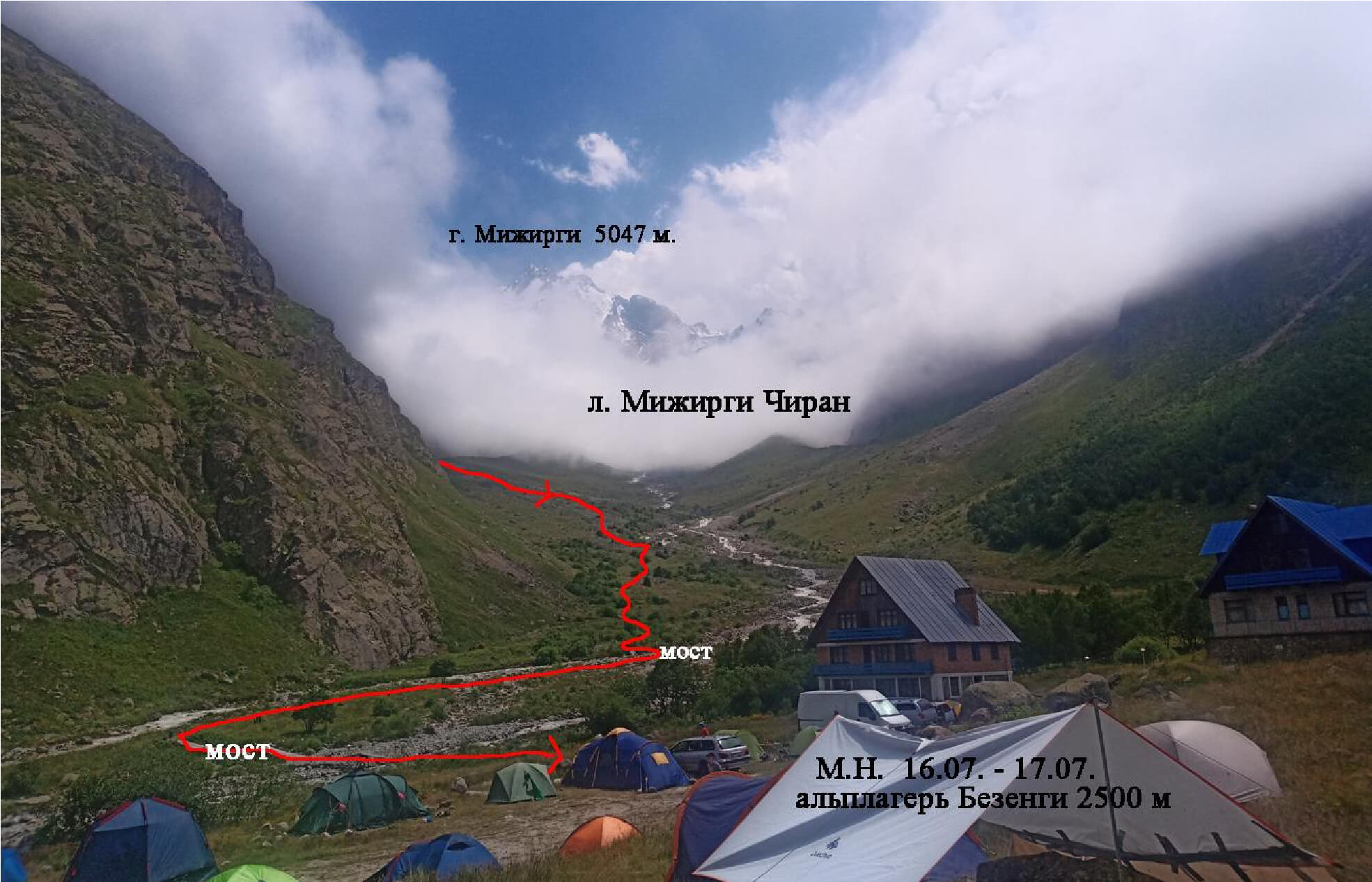 Безенги кафе