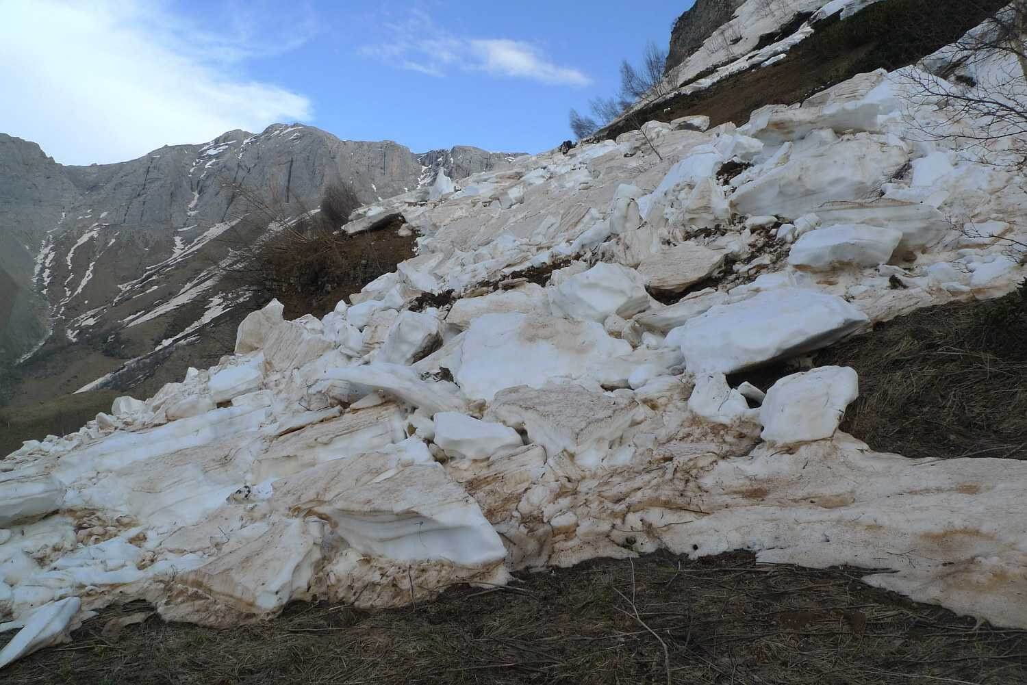 Сход лавины Аршан