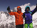 Simone and Camos on the summit