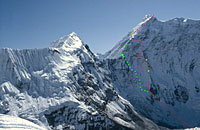 New route:  Khali Himal Baruntse Nord 7066- "Ciao, Patrick"