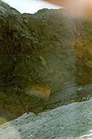 Фото 47 Спуск по скальной стене с седловины пер.Левый Кулагаш.