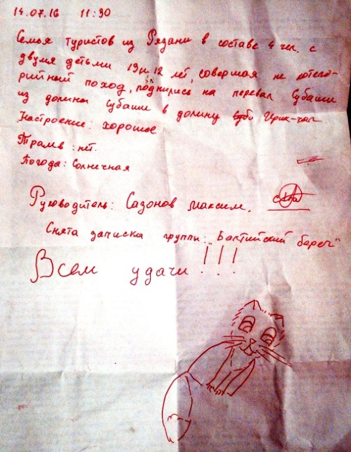 Отчет о горном туристском походе 1 к.с. по Приэльбрусью