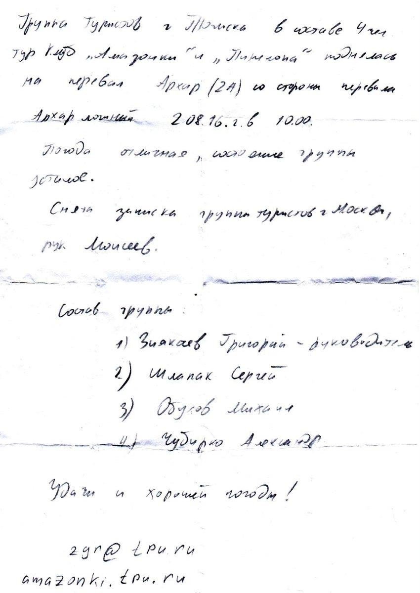 Отчет о горном походе 5 к.с. по Сев. Памиру (Заалайский хребет)