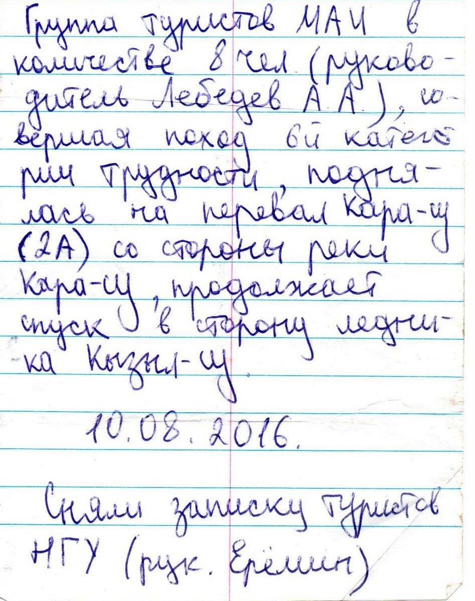 Отчет о горном походе 5 к.с. по Сев. Памиру (Заалайский хребет)