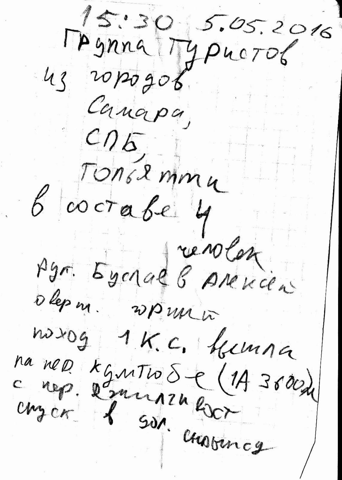 Отчёт о прохождении маршрута 2 к.с. по Ц. Кавказу