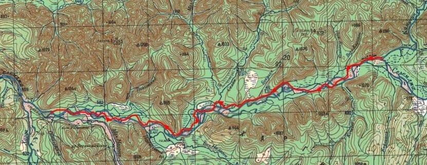 Отчет о пешеходном походе 5 к.с. по хребту Эзоп