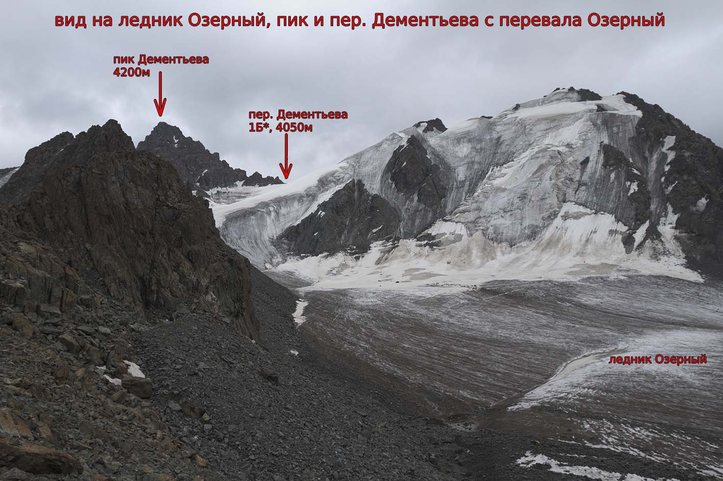 Отчет о горном походе I к.с. с 3 к.с. совершенном по Центральному Тянь-Шаню