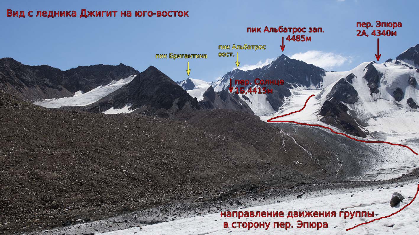 Отчет о горном походе I к.с. с 3 к.с. совершенном по Центральному Тянь-Шаню
