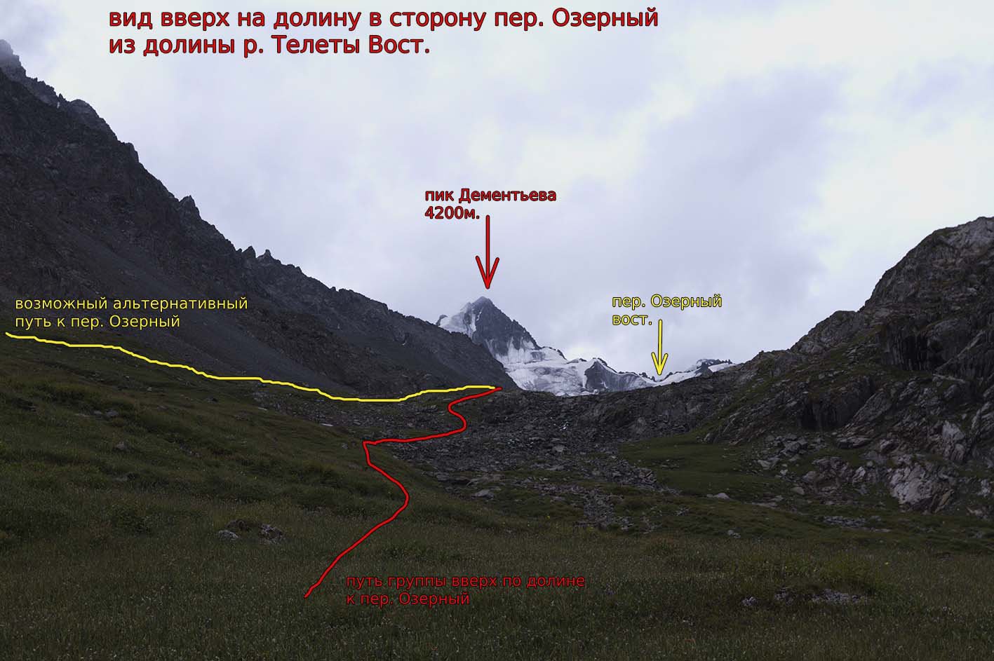 Отчет о горном походе I к.с. с 3 к.с. совершенном по Центральному Тянь-Шаню