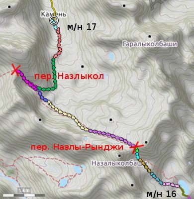 Отчёт о прохождении маршрута 3 к.с.по Ц.Кавказу (Узункол — Теберда)