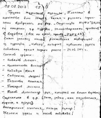 Отчёт о прохождении маршрута 3 к.с.по Ц.Кавказу (Узункол — Теберда)