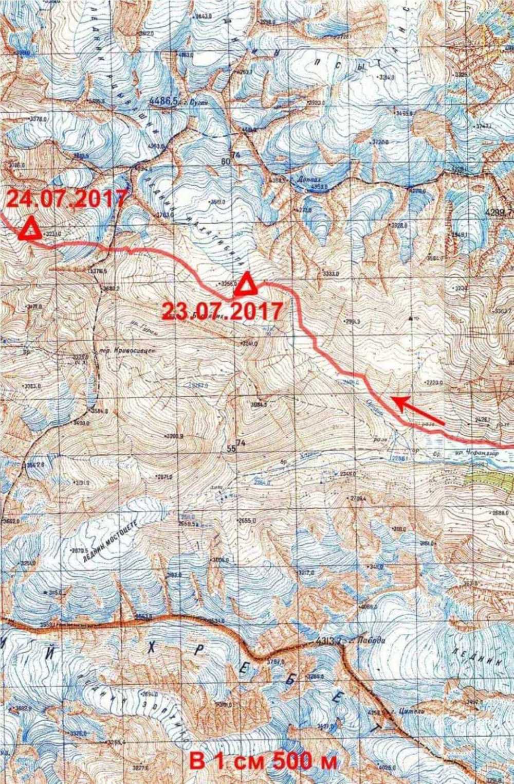 Отчет о пешем походе 4 к.с. по Ц.Кавказу 