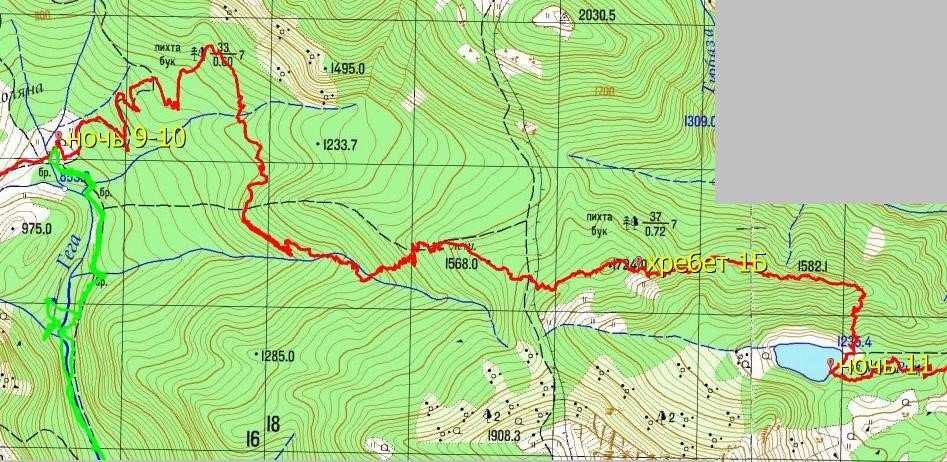 Отчёт о горном туристском походе 2 к.с. по Зап. Кавказу, Абхазия