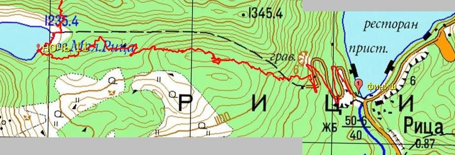 Отчёт о горном туристском походе 2 к.с. по Зап. Кавказу, Абхазия