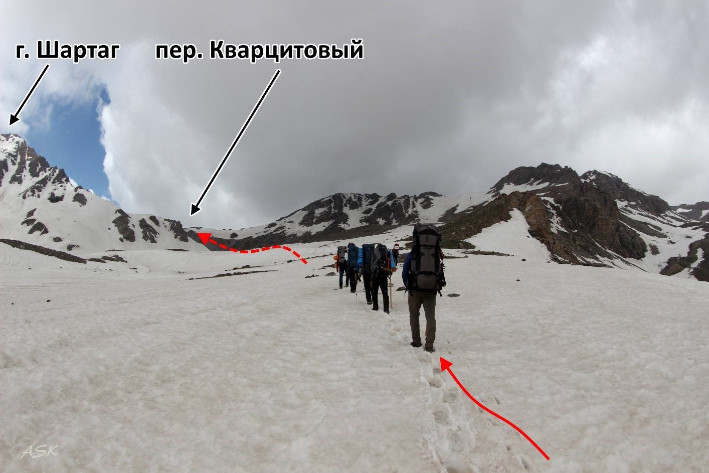 Отчет о пешеходном походе 5 к.с. по Тянь-Шаню