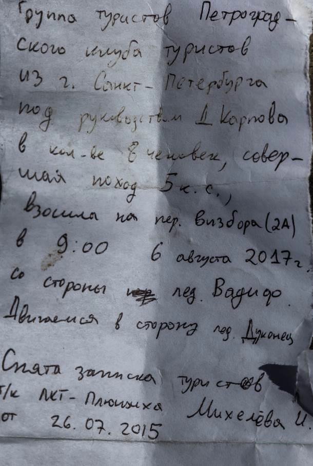 Отчет о горном походе 6 к.с. по Туркестанскому хребту