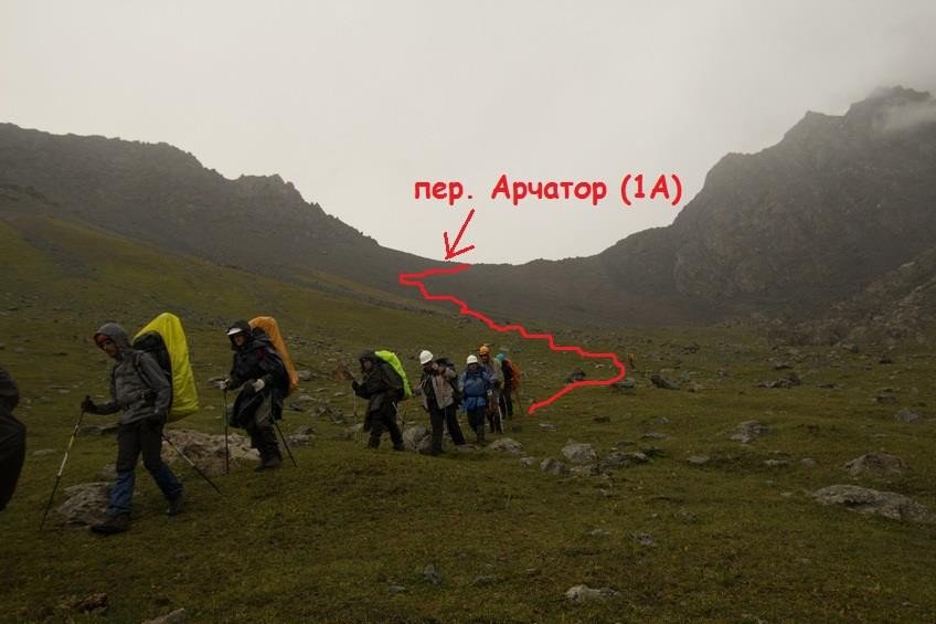 Отчет о горном спортивном маршруте 2 к.с.по Киргизии (хребет Терскей-Ала-Тоо)
