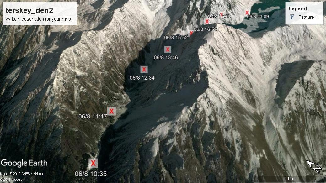 Отчет о горном походе 4 к.с. в районе Терскей-алатау