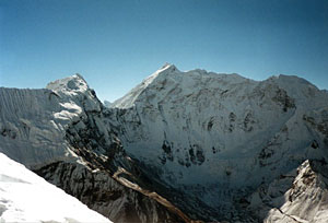 Baruntse, north face