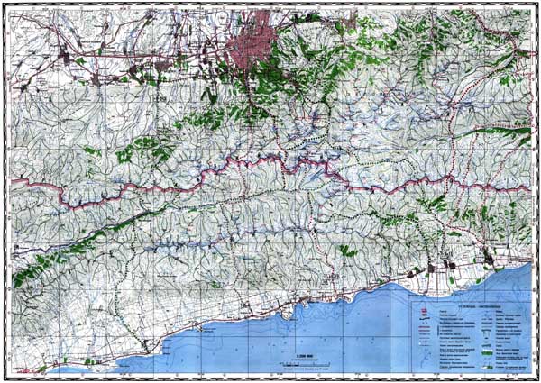 1.7. Обзорная карта региона с указанием маршрута, подъездов и от